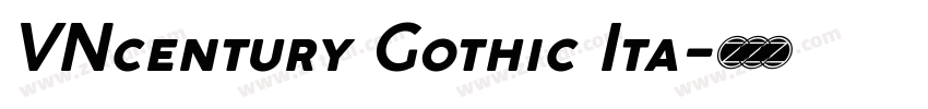 VNcentury Gothic Ita字体转换